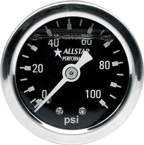 1.5 in Gauge 0-100 PSI Li