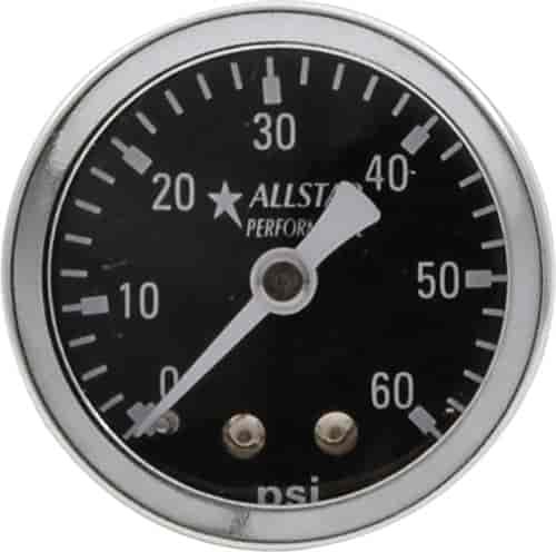 1.5 in Gauge 0-60 PSI Dry