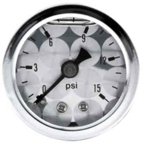 Pressure Gauge Engine Turned Face