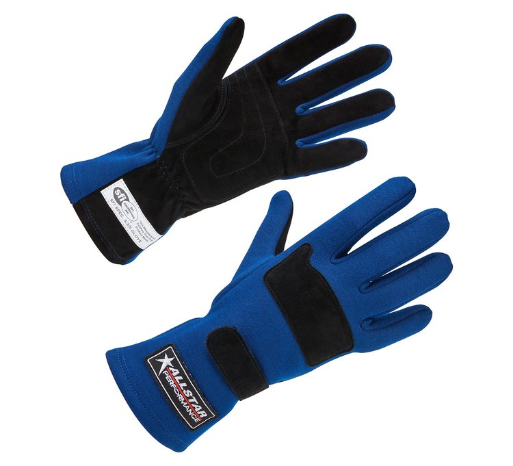 ALL915021 Driving Gloves SFI 3.3/5 D/L Blue Small