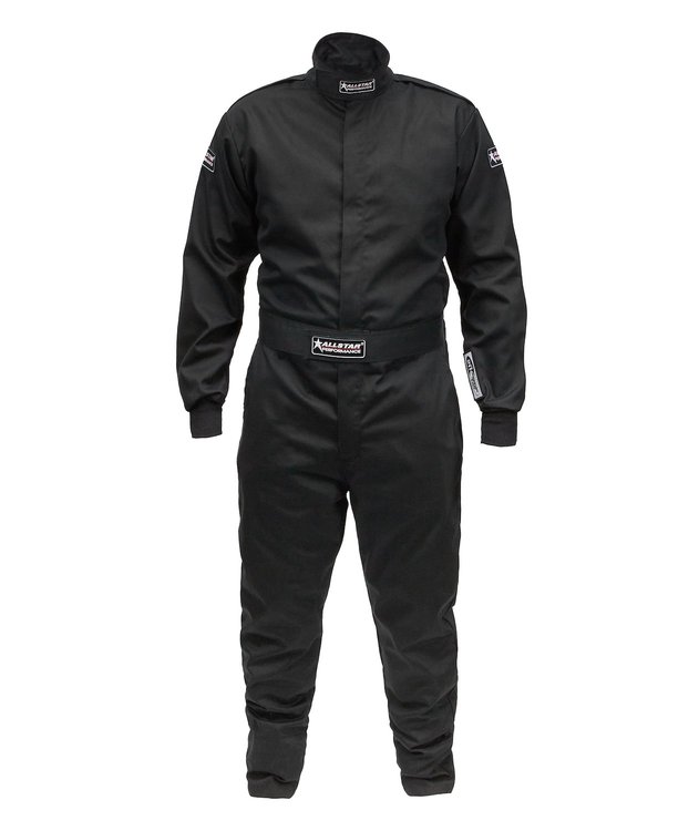 ALL931013 Driving Suit SFI 3.2A/1 S/L Black Medium Tall