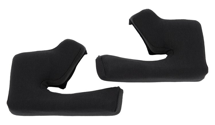 Helmet Cheek Pads [2X-Small Cheek Pad Set, Black, Nomex]