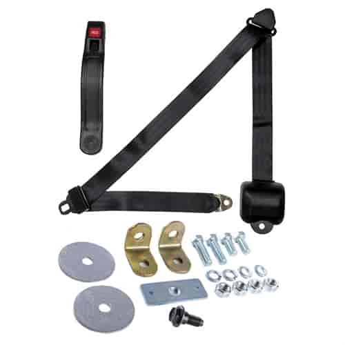 Black Seat Belt Kit