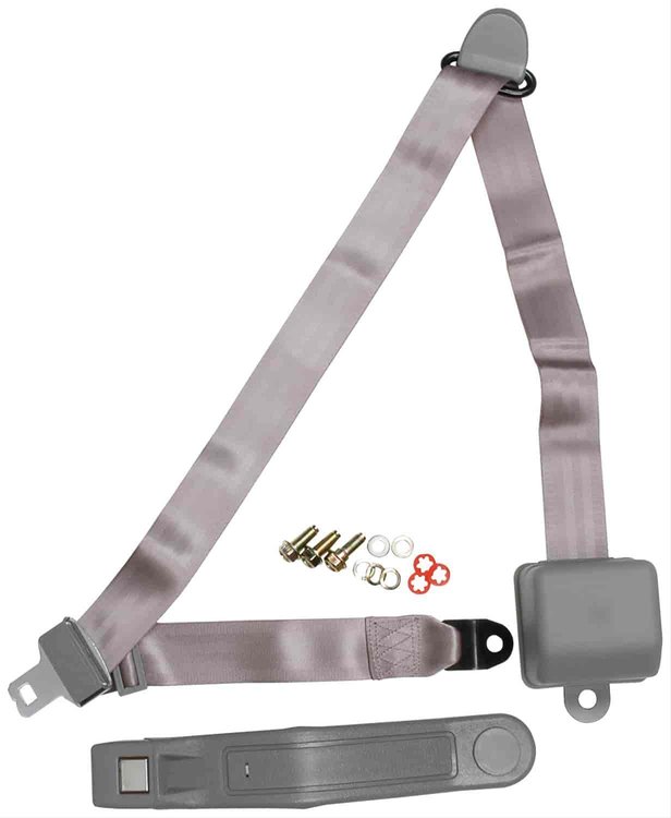 Grey Seat Belt 3-Point Retract