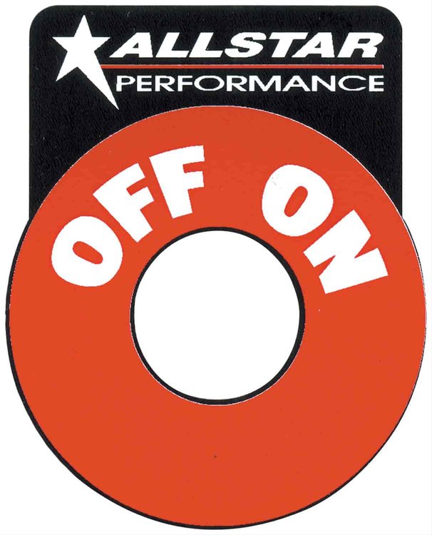 Battery Disconnect Decal On/Off