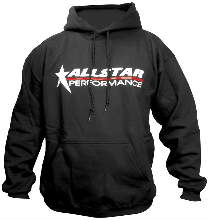Allstar Performance Apparel Black Hooded Sweatshirt Medium