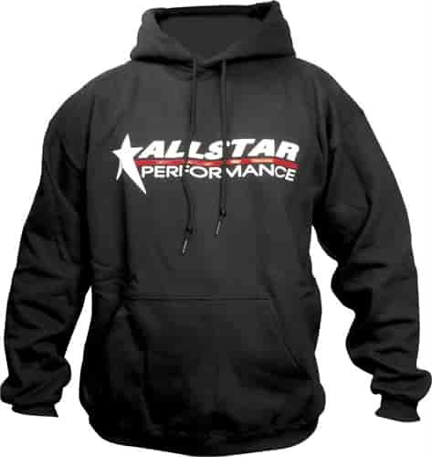 Allstar Performance Apparel Black Hooded Sweatshirt Small