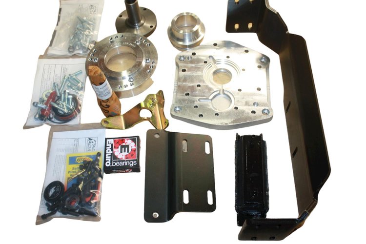 Transmission to Transfer Case Adapter Kit for Jeep NV3550 to Ford Bronco Transfer Case