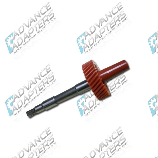 Speedometer Drive Gear [Steel/Plastic, Red]