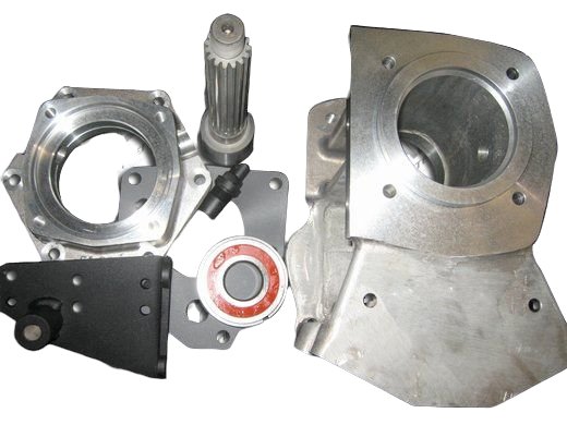 Transmission to Transfer Case Adapter for GM 4L60E Hex Pattern to Toyota Land Cruiser 16-Spline