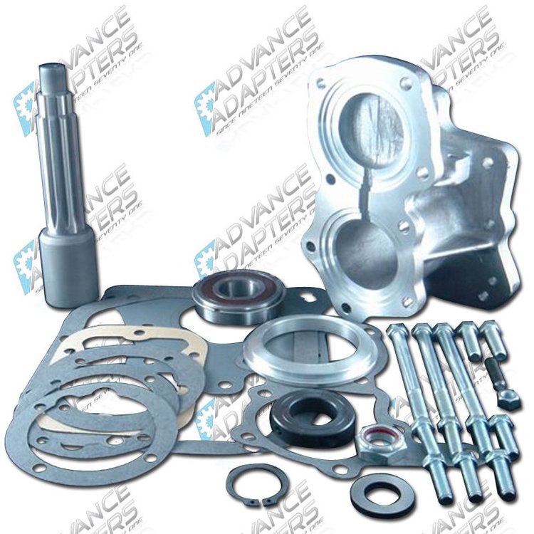 Transmission to Transfer Case Adapter for GM SM420 to Land Cruiser 10-Spline Transfer Case