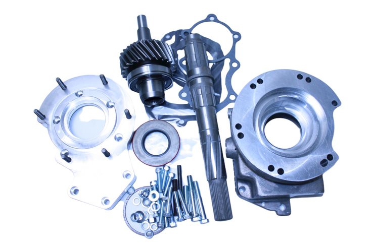 Transmission to Transfer Case Adapter for GM Muncie to GM NP205