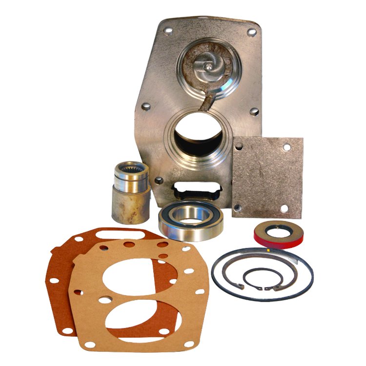 Transmission to Transfer Case Adapter for GM TH350 to Toyota Gear Driven Transfer Case