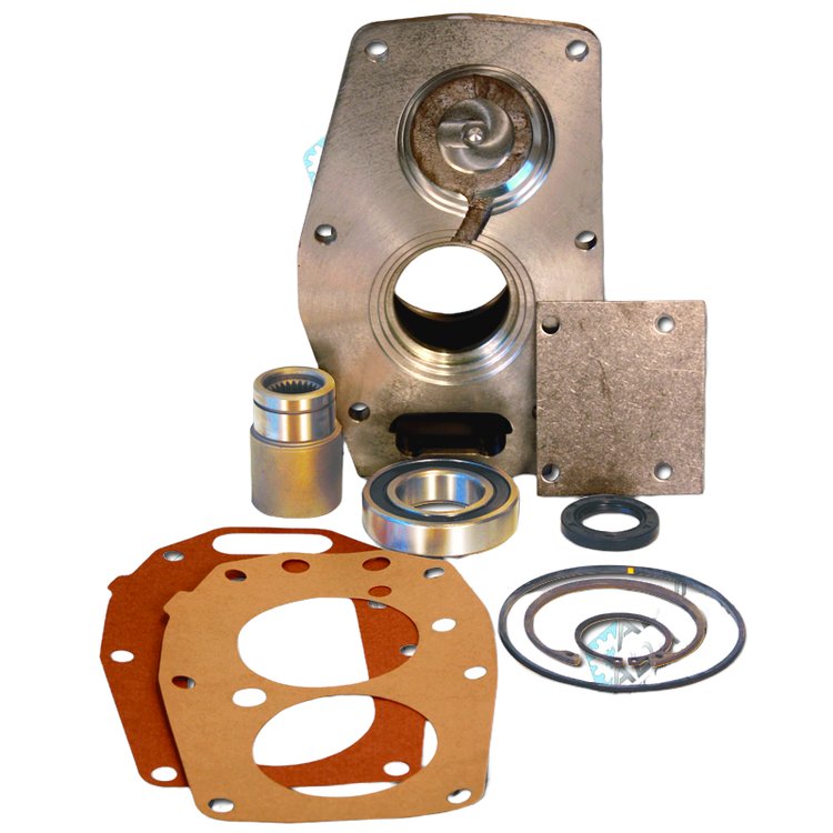 Transmission to Transfer Case Adapter for GM TH350 to Toyota Gear Driven Transfer Case
