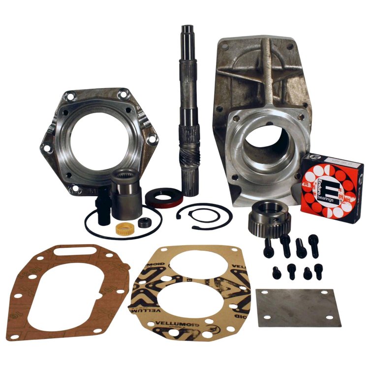 Transmission to Transfer Case Adapter for GM 4L60E to Toyota Gear Driven Transfer Case