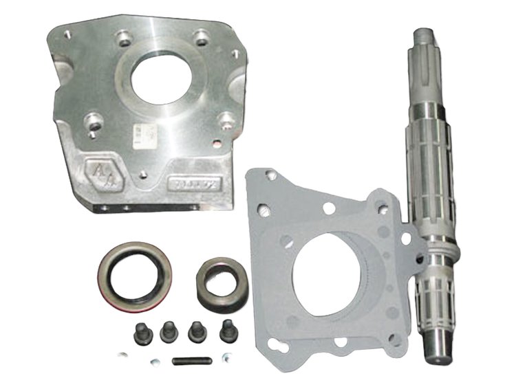 Transmission to Transfer Case Adapter for Ford T-18 to Dana 20 Large Index Transfer Case