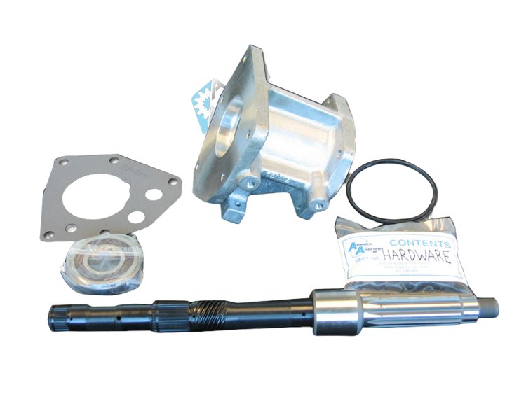 Transmission to Transfer Case Adapter for GM TH350 to Land Cruiser 10-Spline Transfer Case