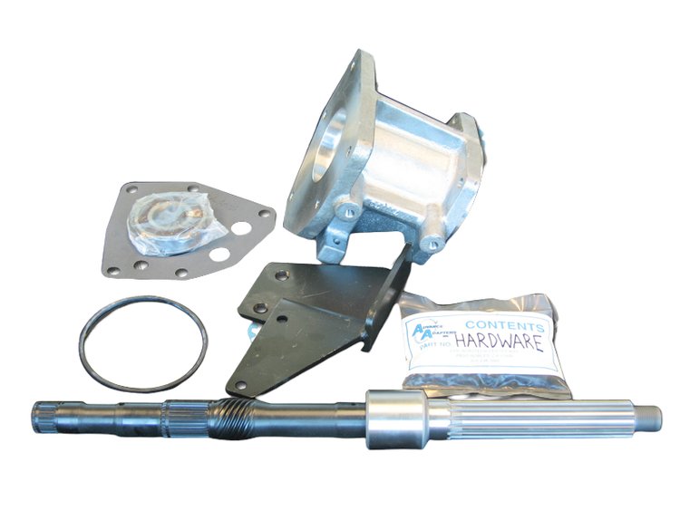 Transmission to Transfer Case Adapter for GM TH350 to Land Cruiser 16-Spline Transfer Case