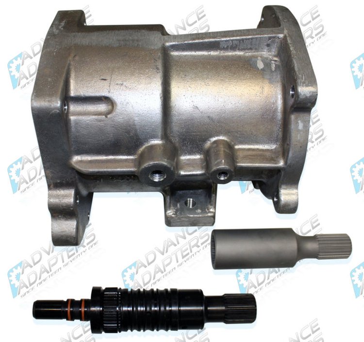 Transmission to Transfer Case Adapter for Ford AOD to Borg Warner 1350 Transfer Case