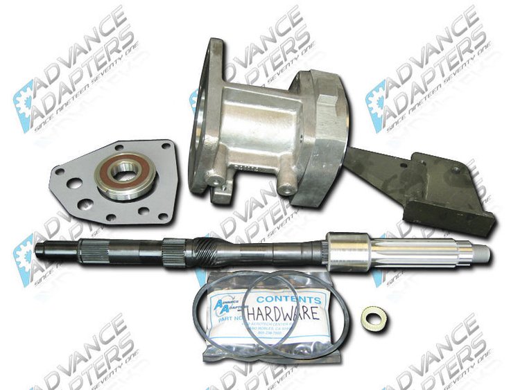 Transmission to Transfer Case Adapter for GM 700R4 to Land Cruiser 10-Spline Transfer Case