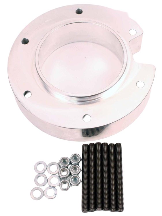 Transmission to Transfer Case Adapter for GM 6L80E to GM NP205 Transfer Case [Aluminum, Natural]