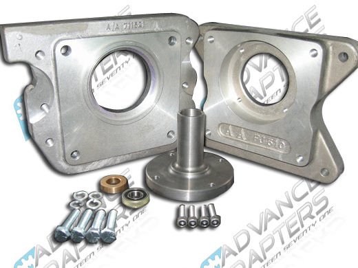 Bellhousing Adapter Kit for Ford V8 to Jeep T18 or T98 Transmission [Aluminum]