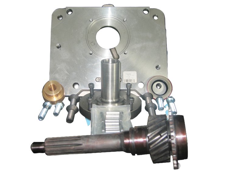 Bellhousing Adapter Kit for Ford V8 to Scout T-18, T-19 or T-98 Four-Speed Transmission [Aluminum]