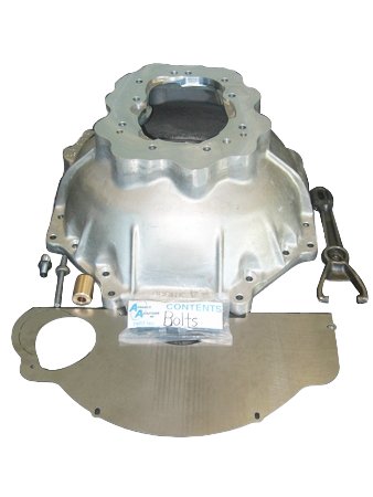 Conversion Bellhousing Adapter Kit for Chevy Small Block V8, V6 to Toyota R150F, R151F Transmission [Aluminum]