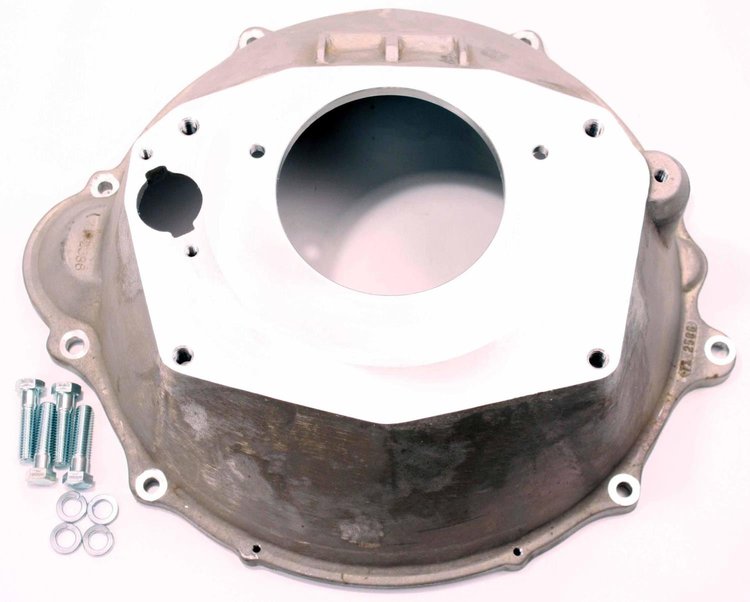 Bellhousing Adapter Kit for Mopar NV4500 Transmission to Dodge 5.9L Diesel Engines [Aluminum, Natural]