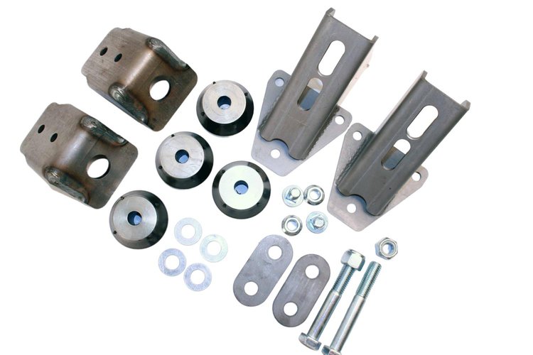 Weld-In Complete Motor Mount Kit for Toyota with Chevy V6 or Small Block V8 Gen I Engine