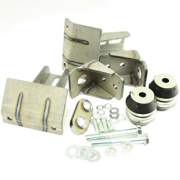 Weld-In Complete Motor Mount Kit for Jeep with Buick V6 Engine [Steel]