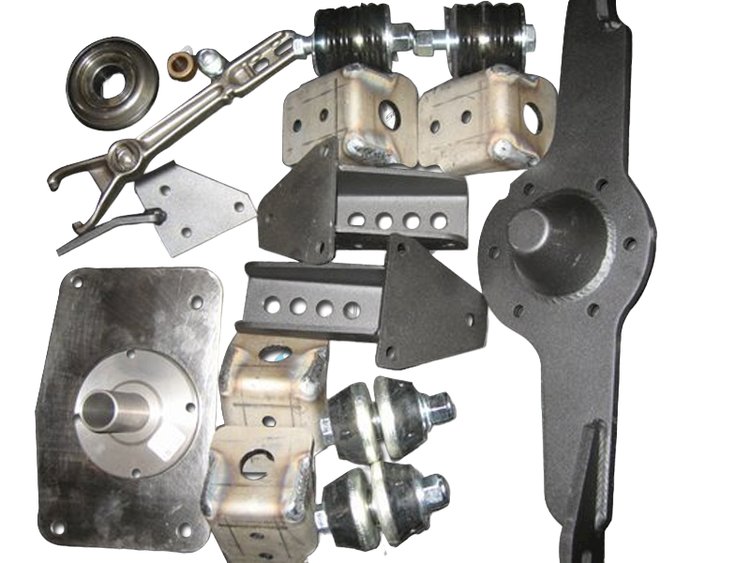 Engine Swap Kit for Toyota Land Cruiser Three-Speed with Chevy V8 Engine