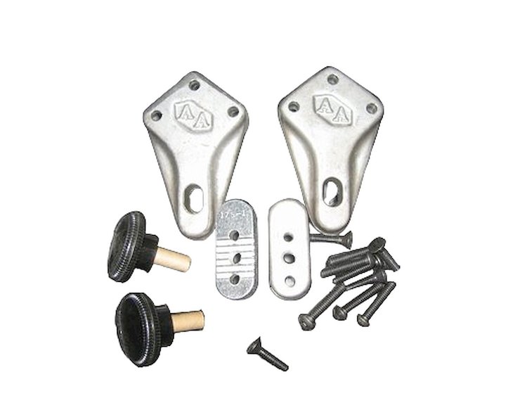 Windshield Latches for Jeep Applications [Cast Aluminum, Natural]