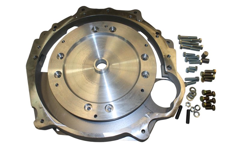 Transmission Adapter Kit for AMC 32RH or 727 TorqueFlite Transmission to AMC and Chrysler Engines [Aluminum]