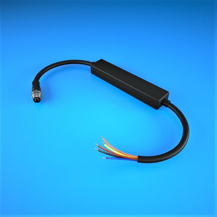 Prolink+ 12 in. M8-to-5-Wire Interconnect Cable for MPVI2+ and MPVI3 Interfaces H021-002-06