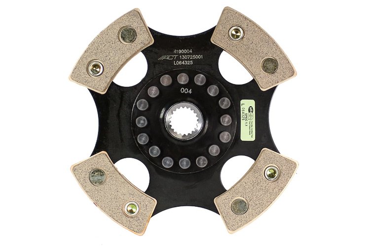 4-Pad Rigid Race Disc Transmission Clutch Friction Plate Fits Select Multiple Makes/Models