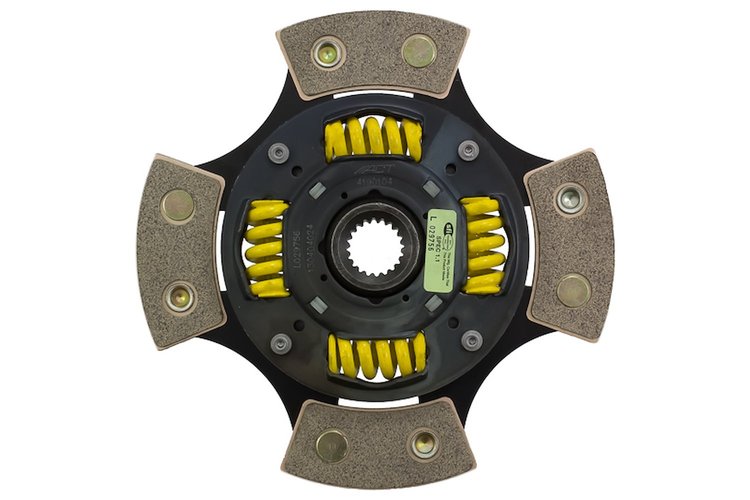 4-Pad Sprung Race Disc Transmission Clutch Friction Plate Fits Select Multiple Makes/Models