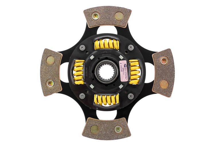 4-Pad Sprung Race Disc Transmission Clutch Friction Plate Fits Select Multiple Makes/Models