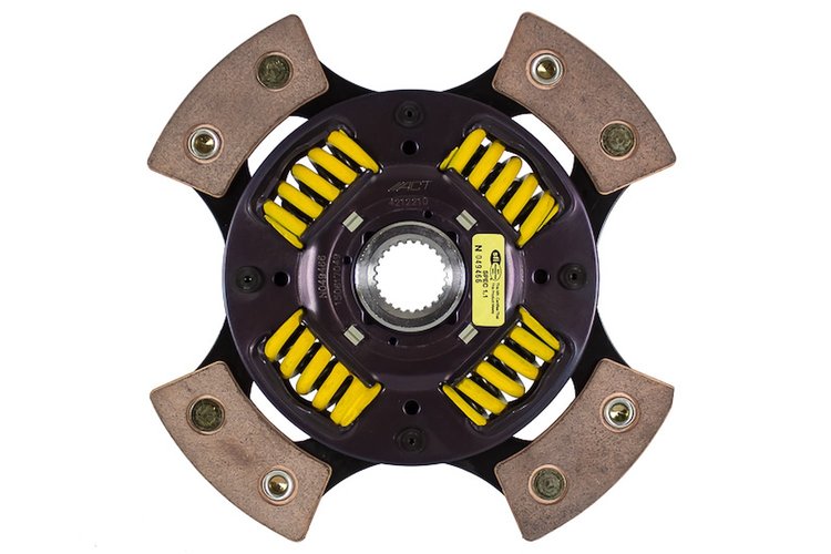 4-Pad Sprung Race Disc Transmission Clutch Friction Plate Fits Select Acura/Honda