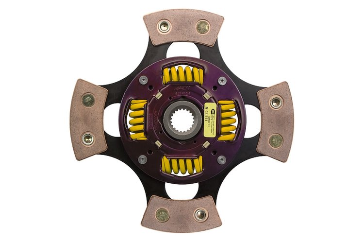4-Pad Sprung Race Disc Transmission Clutch Friction Plate Fits Select Multiple Makes/Models