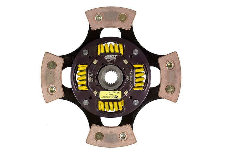4-Pad Sprung Race Disc Transmission Clutch Friction Plate Fits Select Infiniti/Nissan