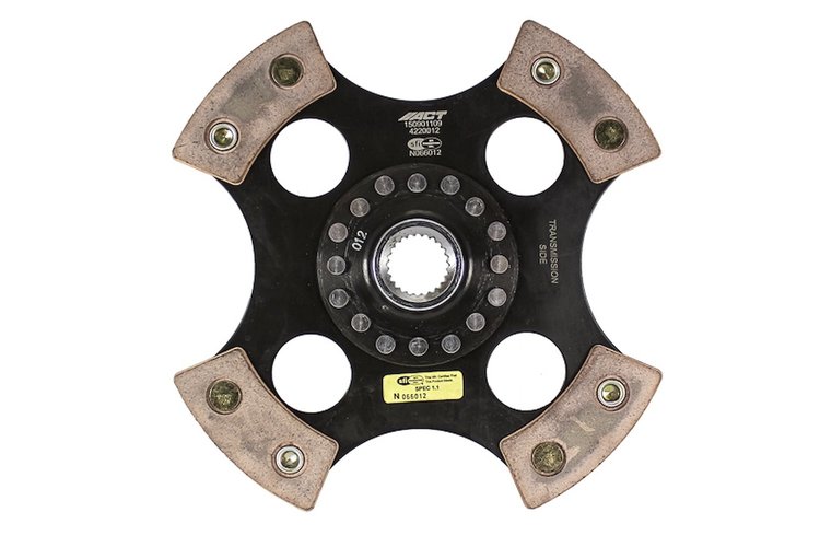 4-Pad Rigid Race Disc Transmission Clutch Friction Plate Fits Select Acura/Honda