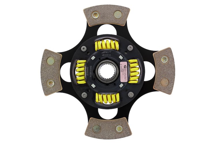 4-Pad Sprung Race Disc Transmission Clutch Friction Plate Fits Select Acura/Honda