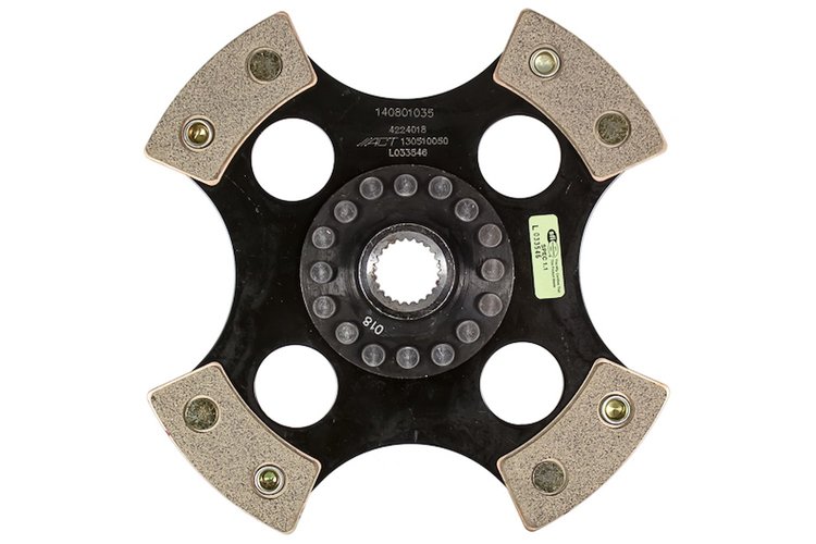 4-Pad Rigid Race Disc Transmission Clutch Friction Plate Fits Select Multiple Makes/Models