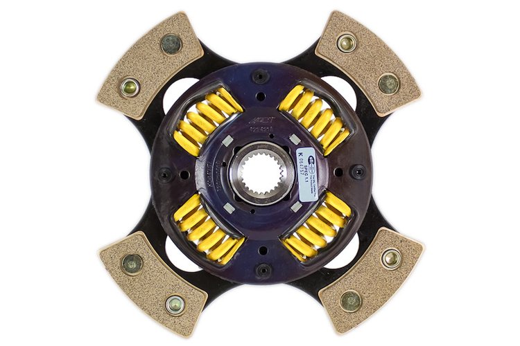 4-Pad Sprung Race Disc Transmission Clutch Friction Plate Fits Select Multiple Makes/Models