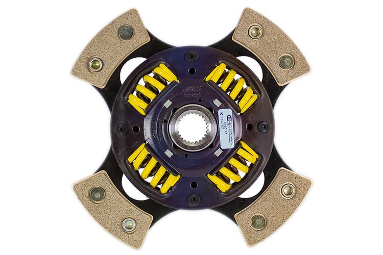 4-Pad Sprung Race Disc Transmission Clutch Friction Plate Fits Select Multiple Makes/Models