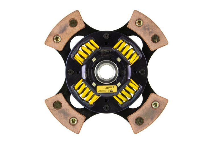 4-Pad Sprung Race Disc Transmission Clutch Friction Plate Fits Select Ford/Lincoln/Mercury/Mazda