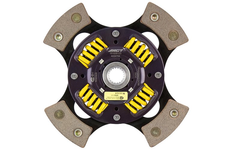 4-Pad Sprung Race Disc Transmission Clutch Friction Plate Fits Select Chrysler/Eagle/Mitsubishi/Plymouth
