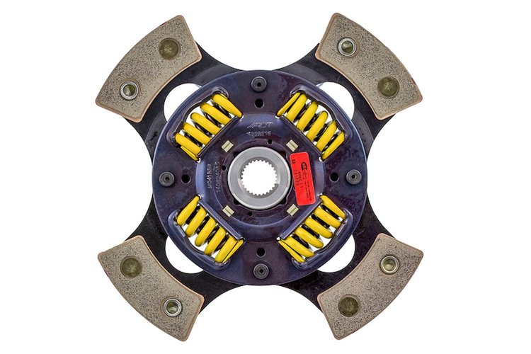 4-Pad Sprung Race Disc Transmission Clutch Friction Plate Fits Select Audi/Volkswagen