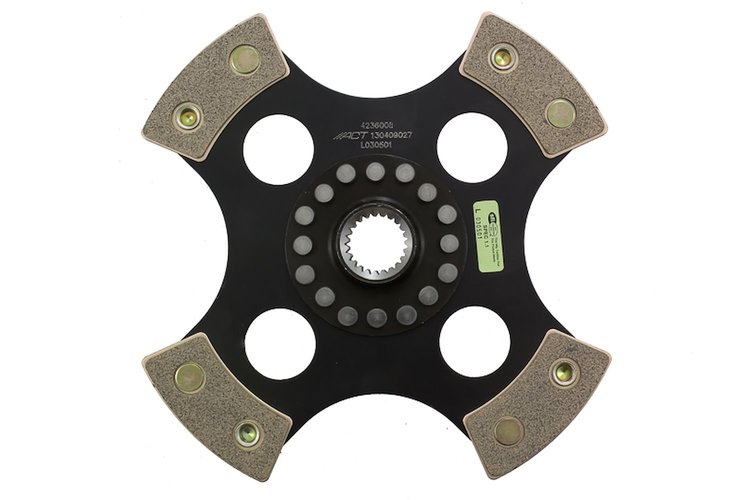 4-Pad Rigid Race Disc Transmission Clutch Friction Plate Fits Select Multiple Makes/Models